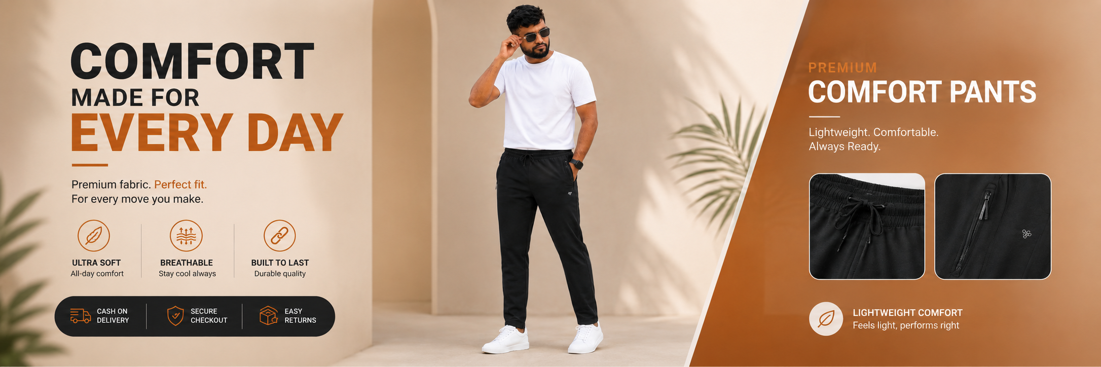 Comfort Trouser Pant Banner